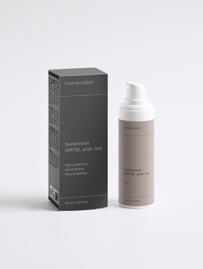 Sunscreen SPF30, with tint